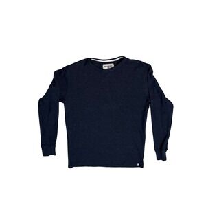 Billabong Men's Navy Blue Waffle Knit Thermal | Skater Surf Streetwear Cozy|SzMd